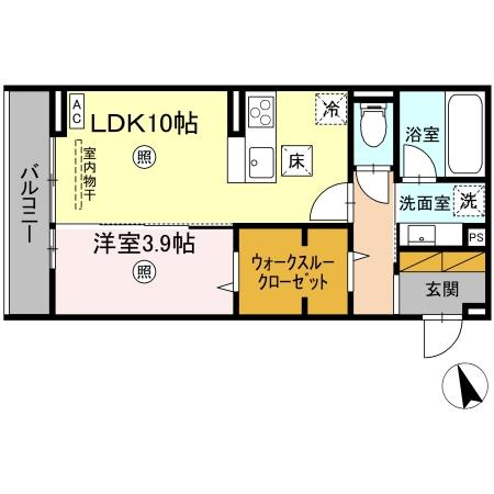 レーヴ・ウェル葉山の間取り