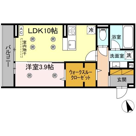 レーヴ・ウェル葉山の間取り