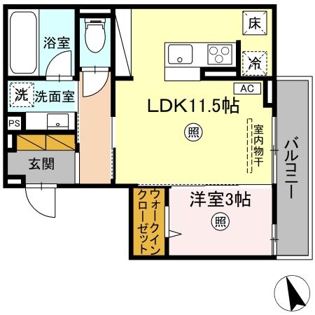 レーヴ・ウェル葉山の間取り