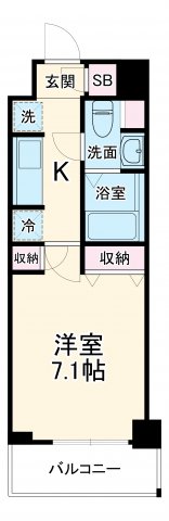 グレイスコート大倉山の間取り