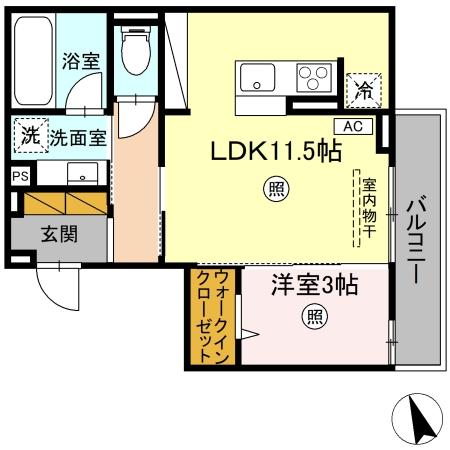 レーヴ・ウェル葉山の間取り