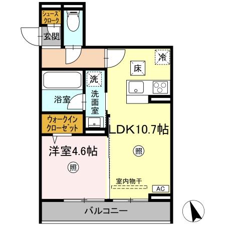 レーヴ・ウェル葉山の間取り