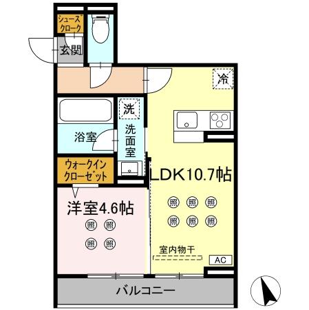 レーヴ・ウェル葉山の間取り