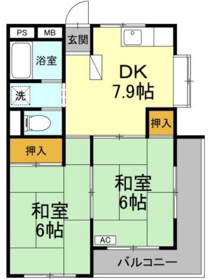 グリーンハウスクスノキの間取り