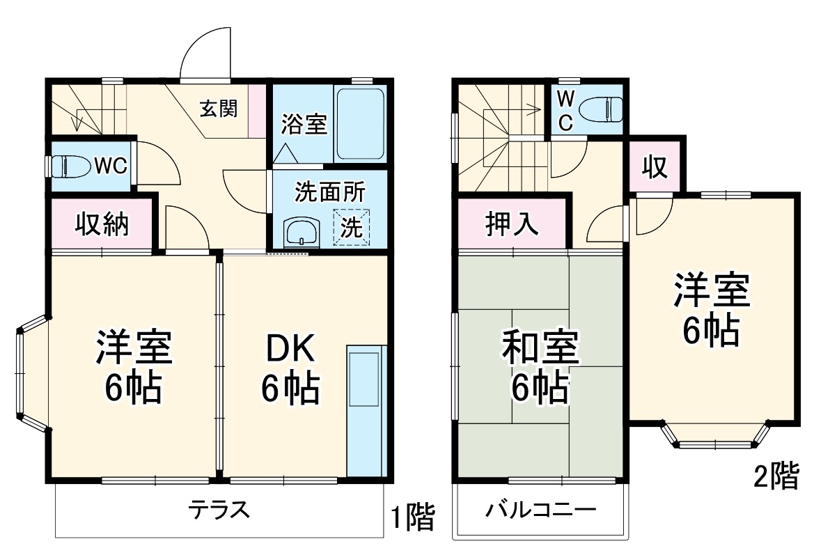 グリーンヒルズDの間取り