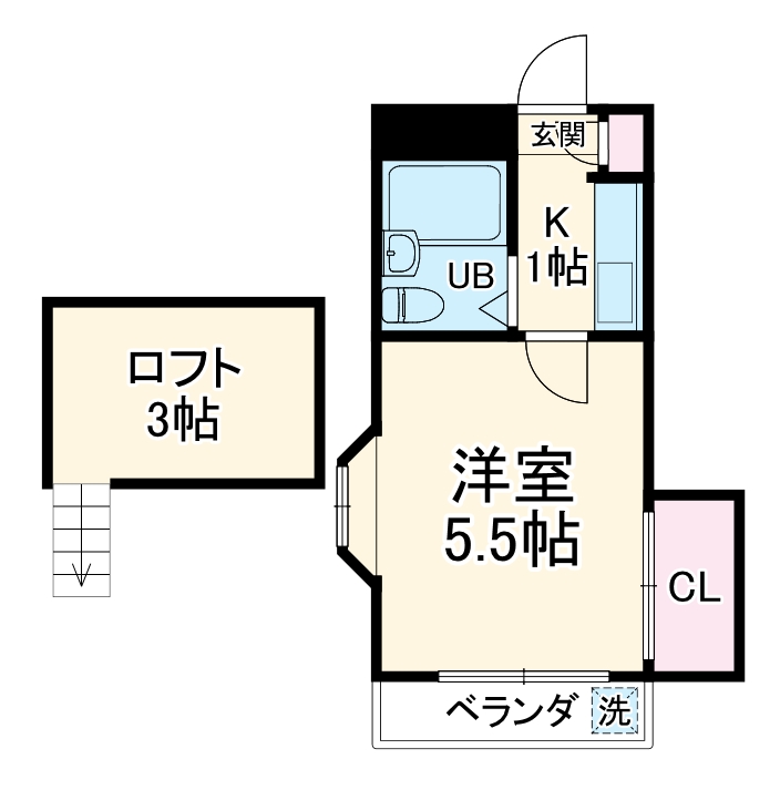 新河岸の間取り