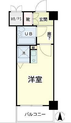 NICアーバンスピリッツ川崎の間取り