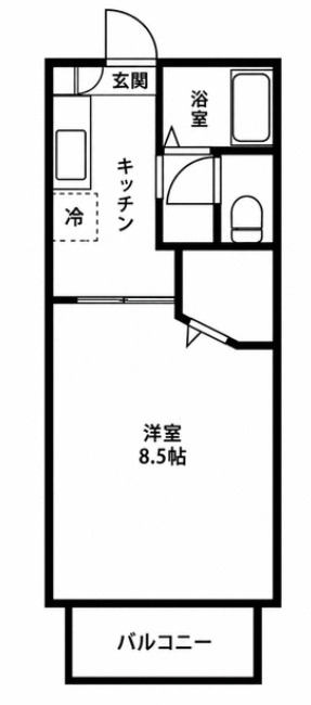 シャーメゾン中央公園Bの間取り