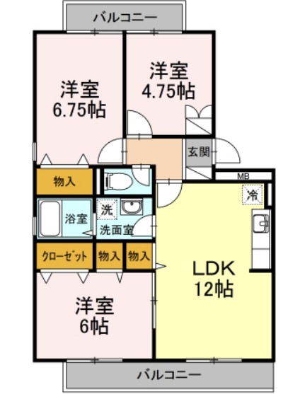 ヴォルスの間取り
