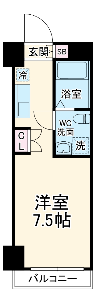キャッスル桜木の間取り