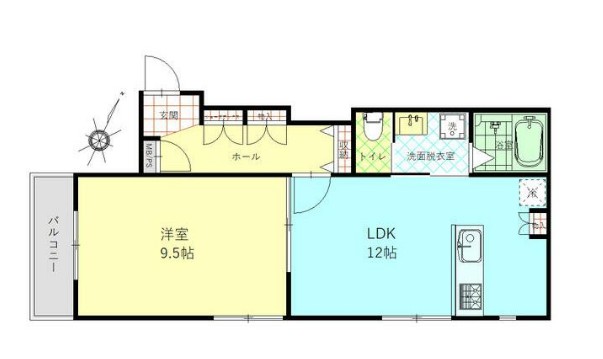 2/2 間取