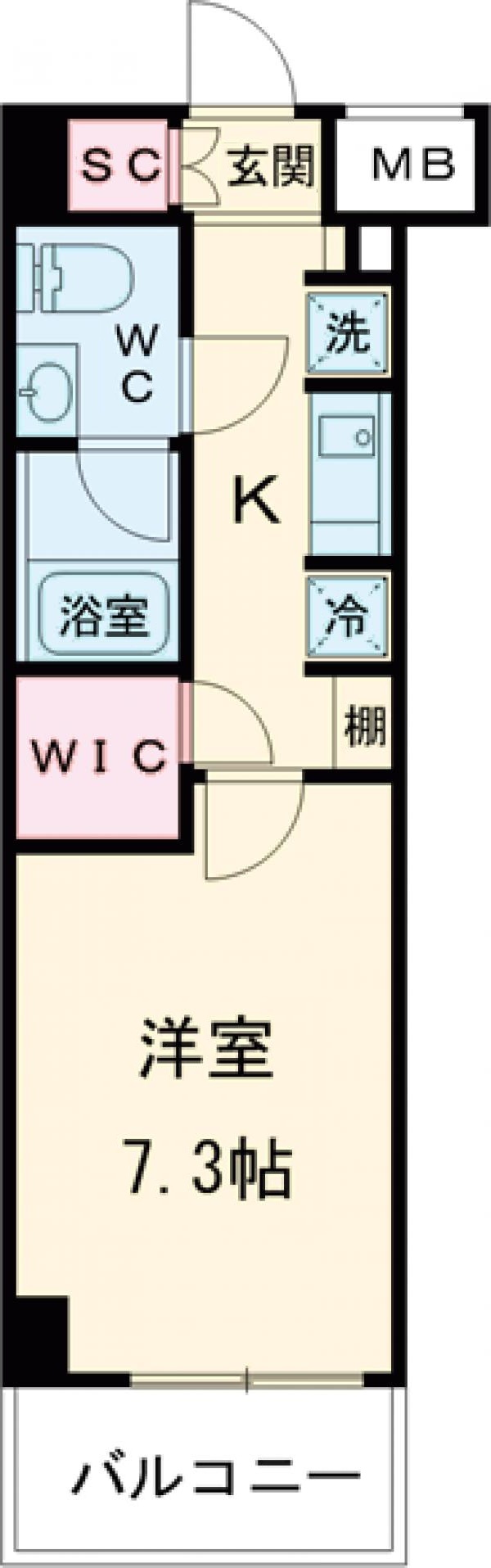 AZEST北赤羽の間取り