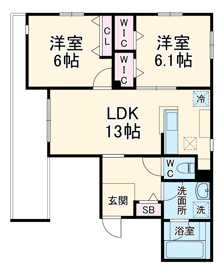 仮）山門町ヘーベルハウスの間取り