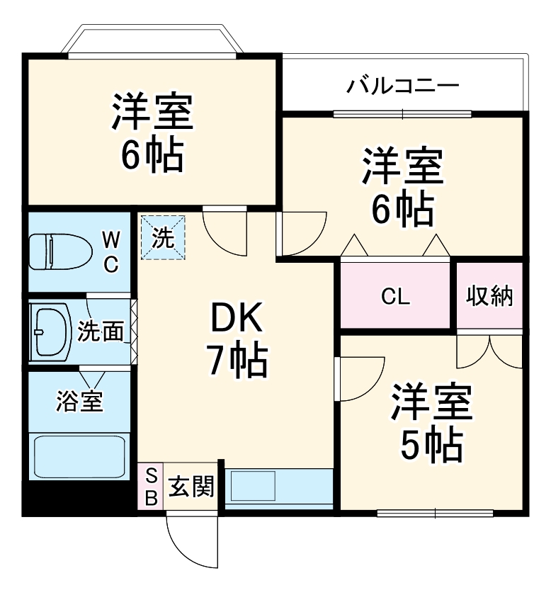 マウントヴィレッヂⅤの間取り