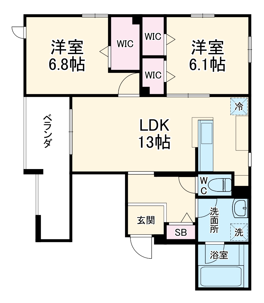 仮）山門町ヘーベルハウスの間取り