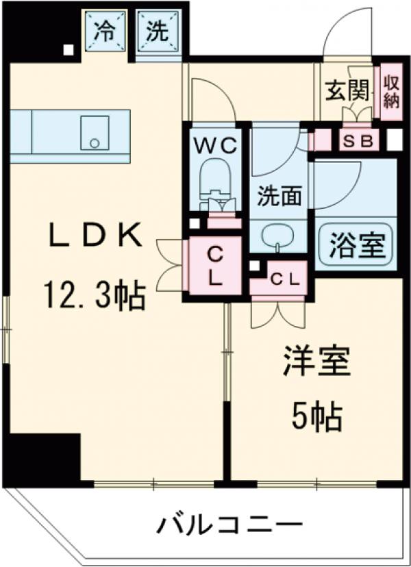 エルスタンザ文京根津の間取り