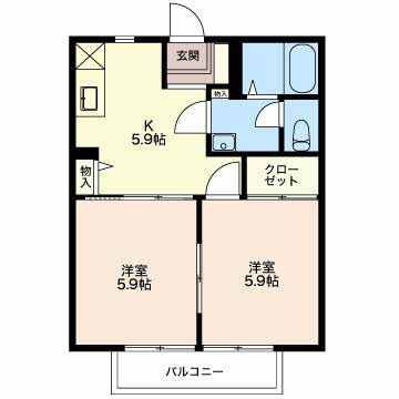 プラネッツハウスの間取り