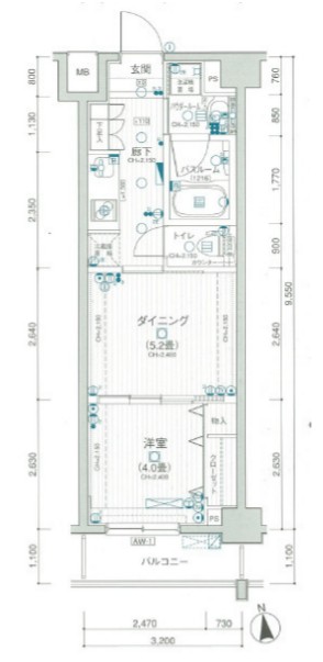日神デュオステージ田端の間取り