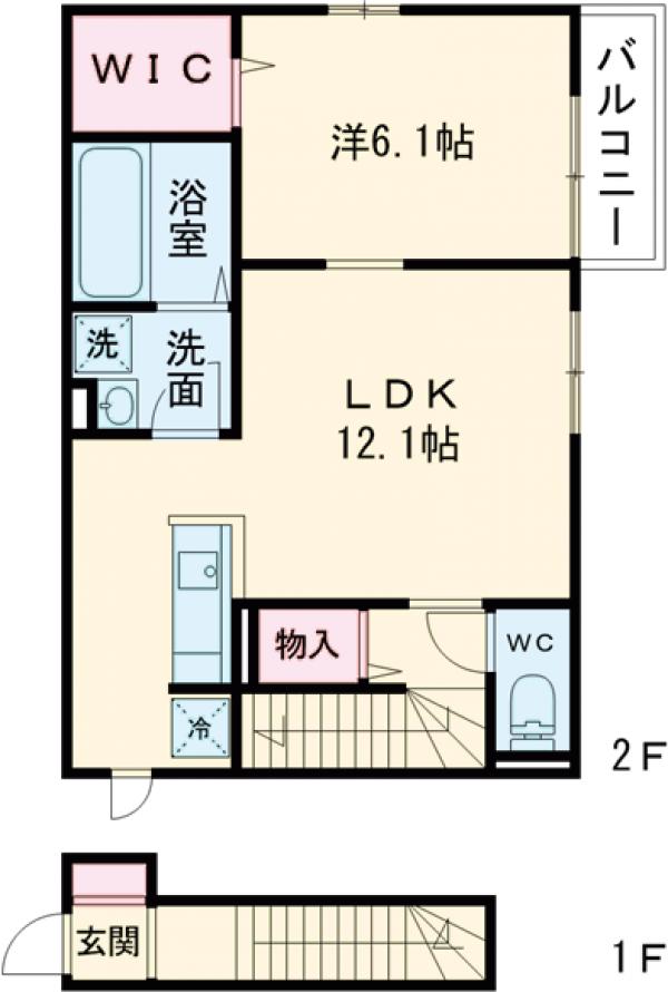 NSハイツ伊吹の間取り