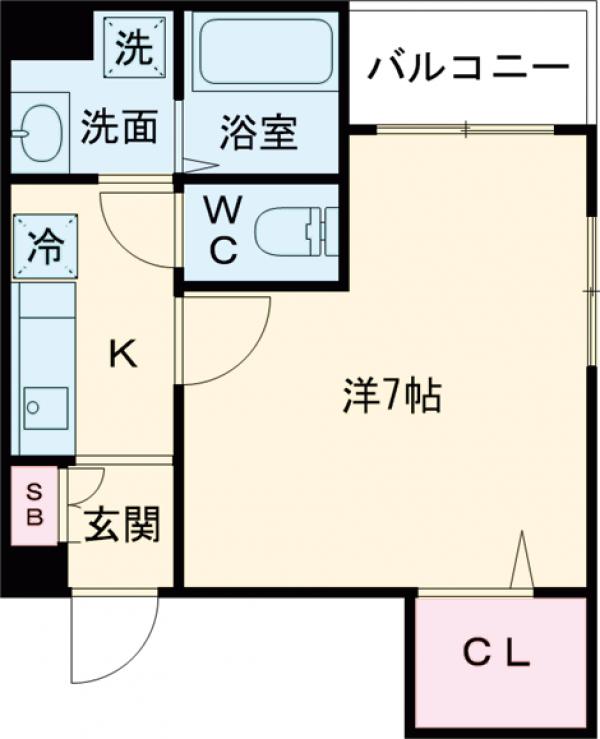 福住の完工年月(2015年10月)築の賃貸マンションの間取り