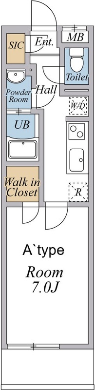 プリムロウズ西新小岩の間取り
