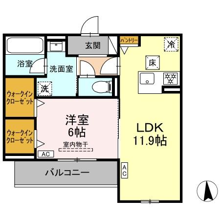 サザンガーデンやまはの間取り