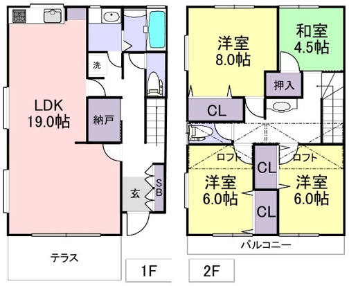 エントピア米倉の間取り