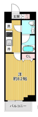 AZEST梅島の間取り