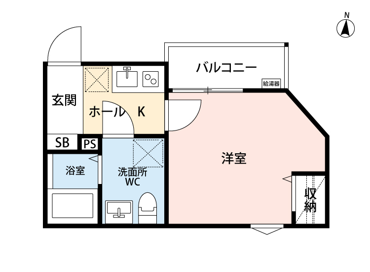 Isarhaus蒔田の間取り