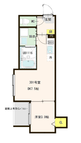 堀切の完工年月（2026年8月）築の賃貸アパートの間取り