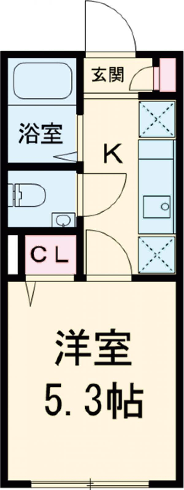 メゾン・ド・アンジュ武蔵関の間取り