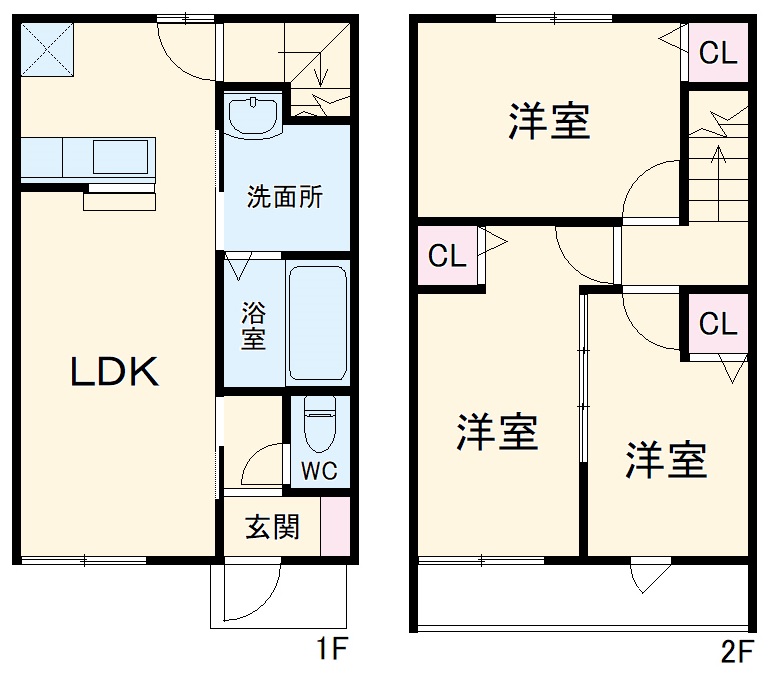 Maison Legame Bの間取り