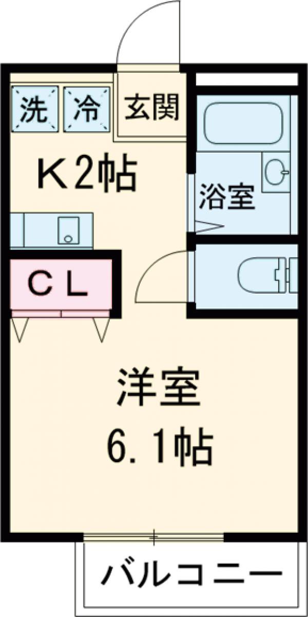 プランドール古淵の間取り