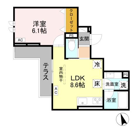 スノードロップ湘南辻堂の間取り