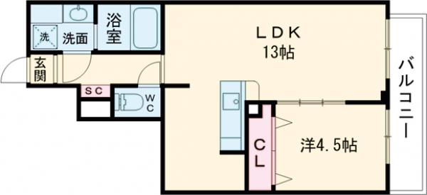 ルネフラッツ新小岩の間取り