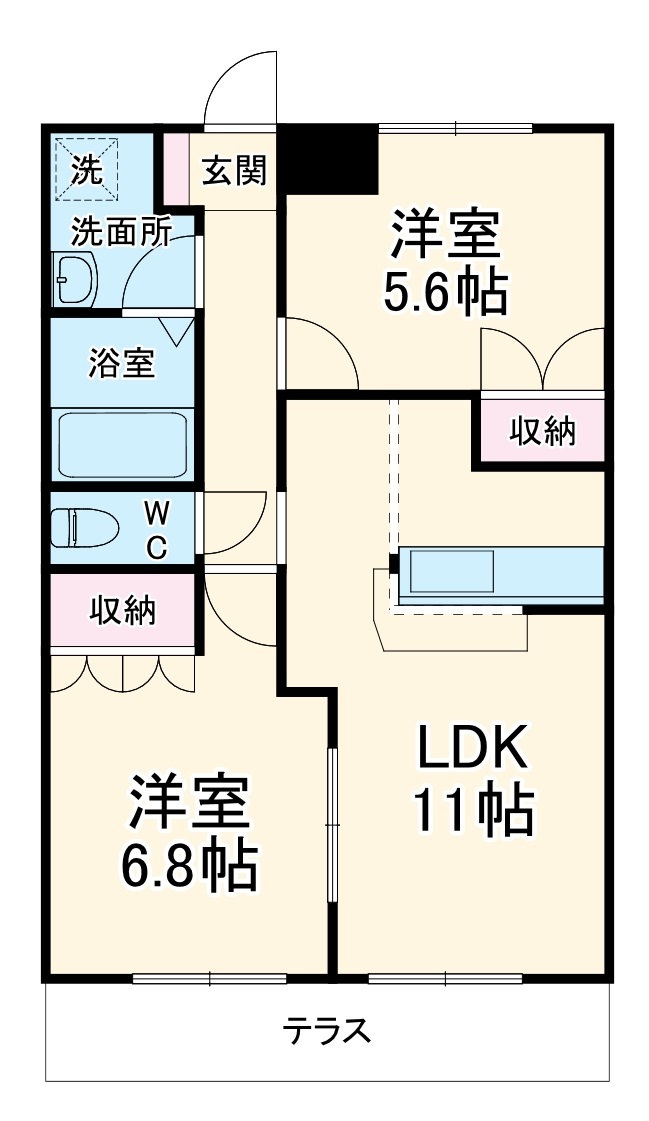 ラシーヌの間取り