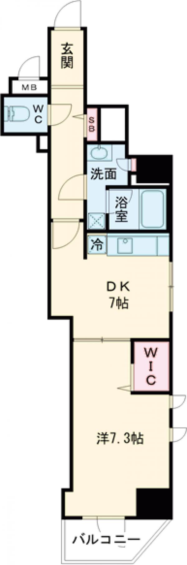 RYOGOKU STATION RESIDENCEの間取り