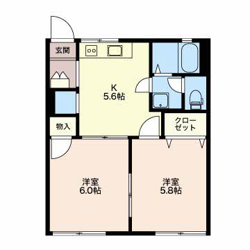 フィオーレイシハラの間取り