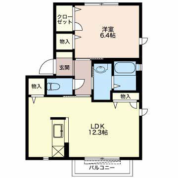 ディアス北島の間取り