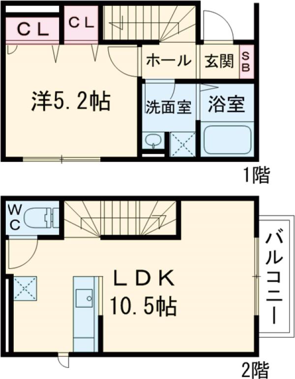 Bel Caneの間取り