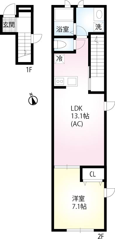 VILLA NISHIEIFUKUの間取り