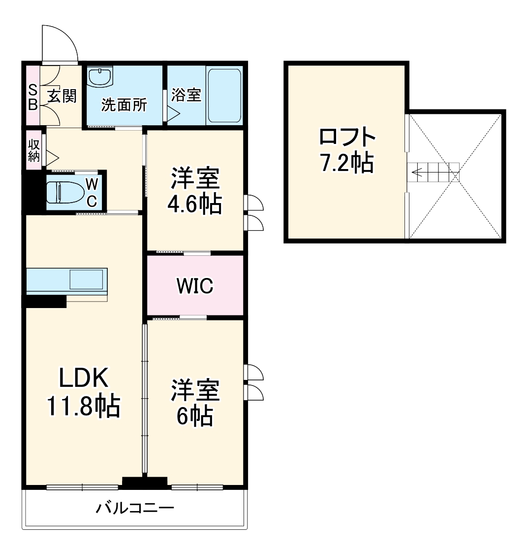 グランレガーロ イーストの間取り