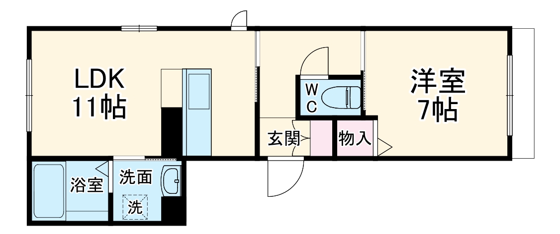 ホテリッチ京都駅北の間取り