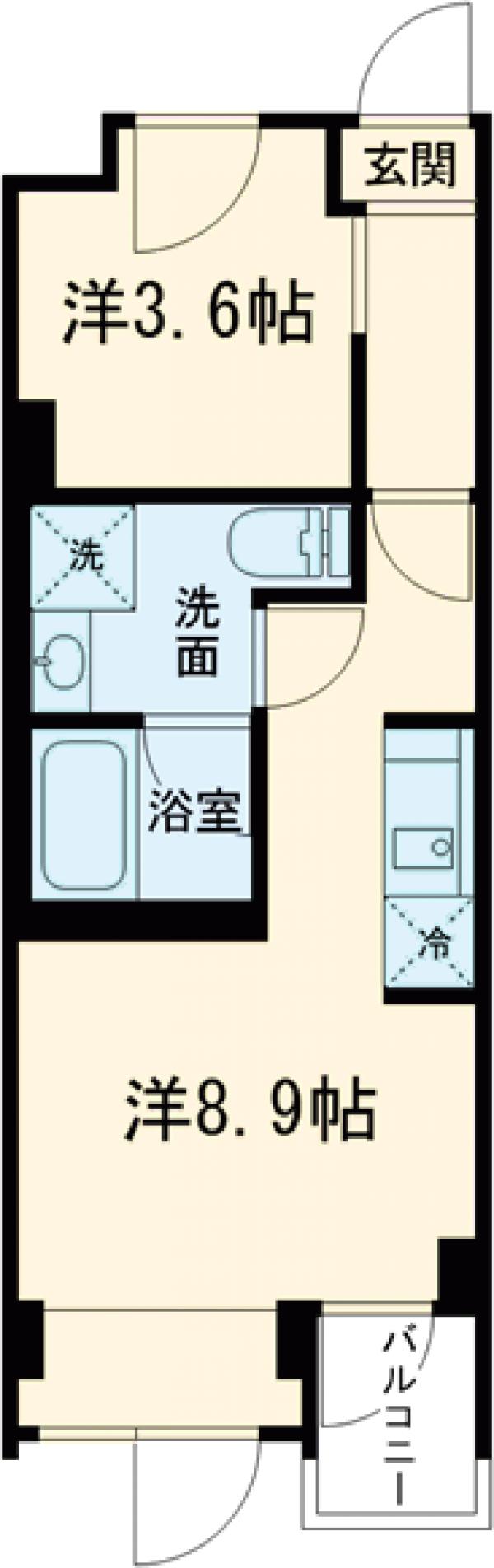 TASUKI RICHESSE目黒本町の間取り