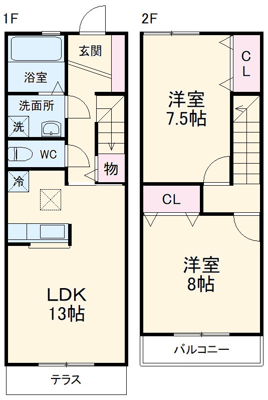 リヴィエール川上の間取り