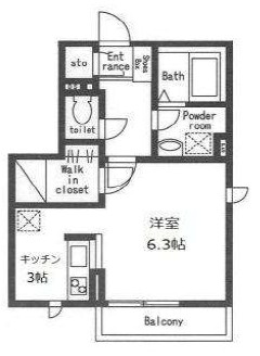 クレール浦安の間取り