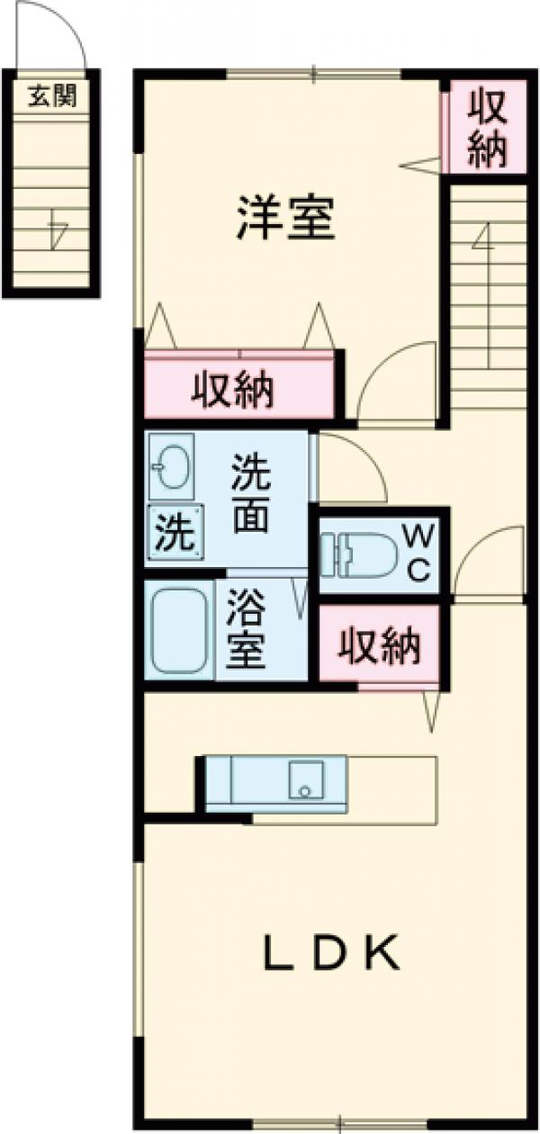 Kakurega桜台の間取り