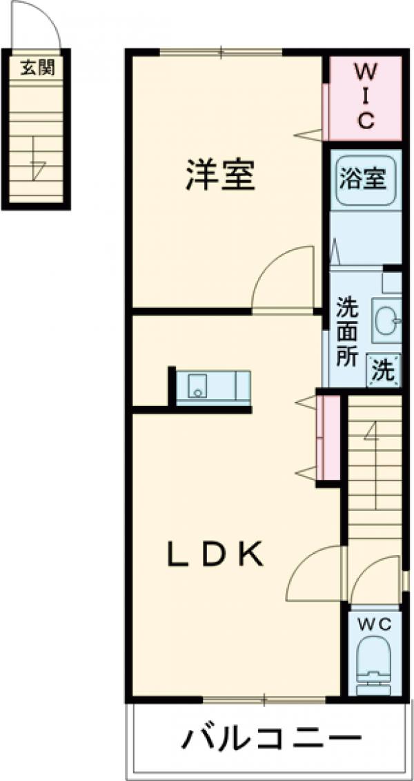 Kakurega桜台の間取り