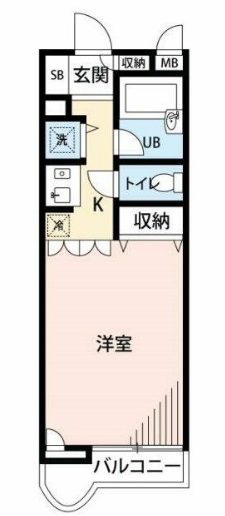 プロシード幕張本郷の間取り