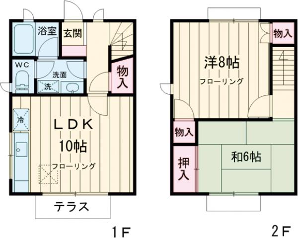 サニーヒル・ヒバリⅠの間取り